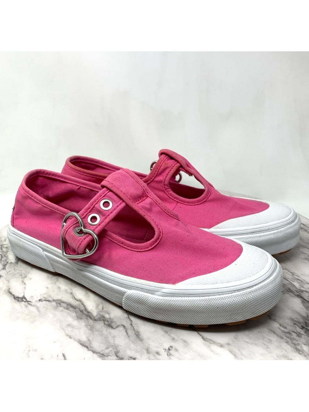 Vans 93 Mary Jane Skate Heart Buckle Lug Sole Sneakers 8 Alternative Subculture